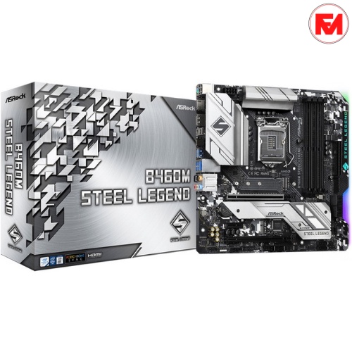 Motherboard Asrock B460M Steel Legend (INTEL LGA 1200. GEN 10)