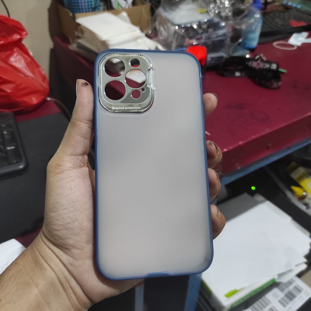 Case Hybrid Dove Casing iPhone 11 Pro Max Candy Aero Matte With Metal Lens Protection