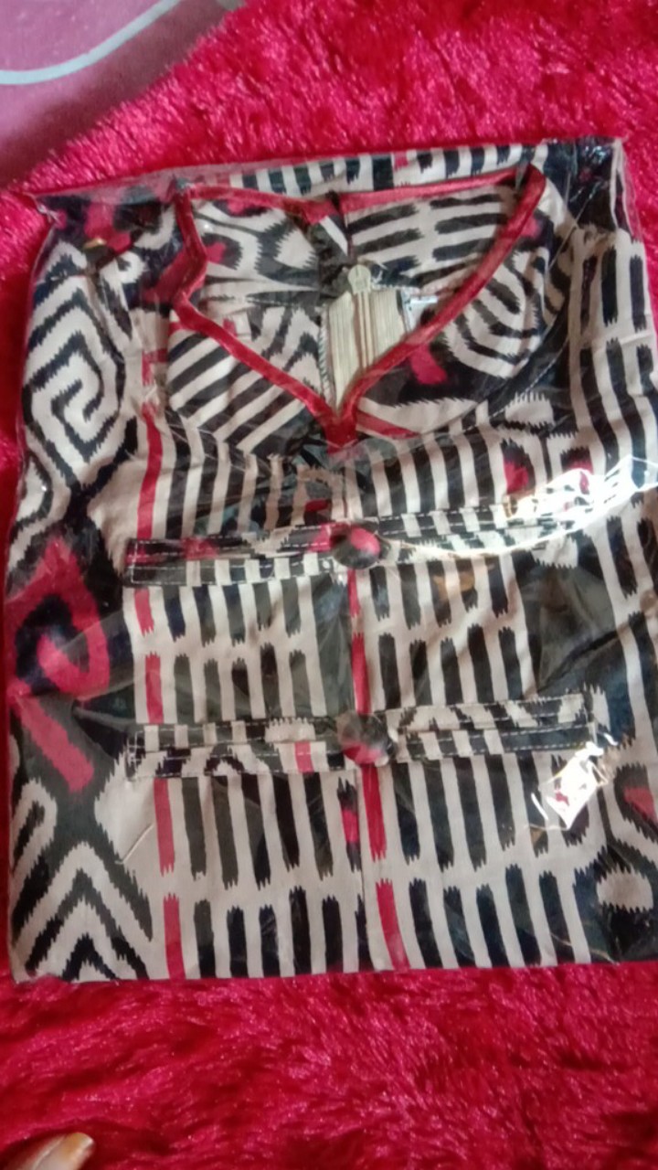 Tunik Batik Wanita Motif Tenun Dsc05610