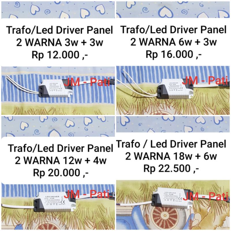 Led Driver Downlight Led 2 Warna