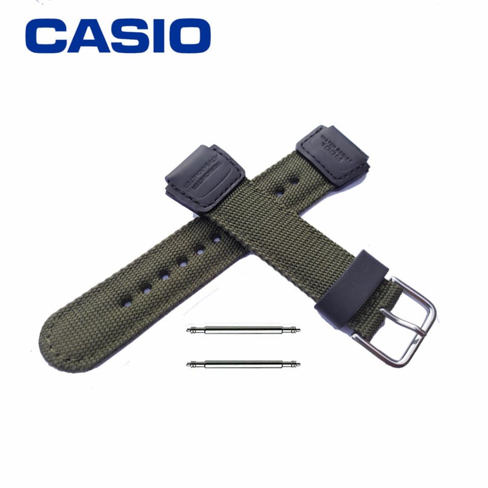 Strap nylon Tali jam Canvas Casio SGW-300 SGW-400 SGW-450 SGW-500H Original OEM