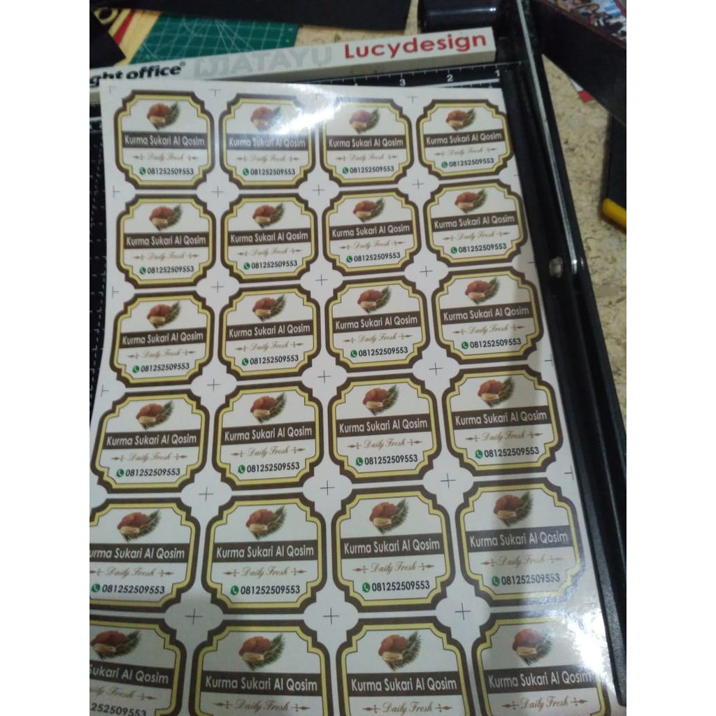 

Stiker Label print & cut A3+