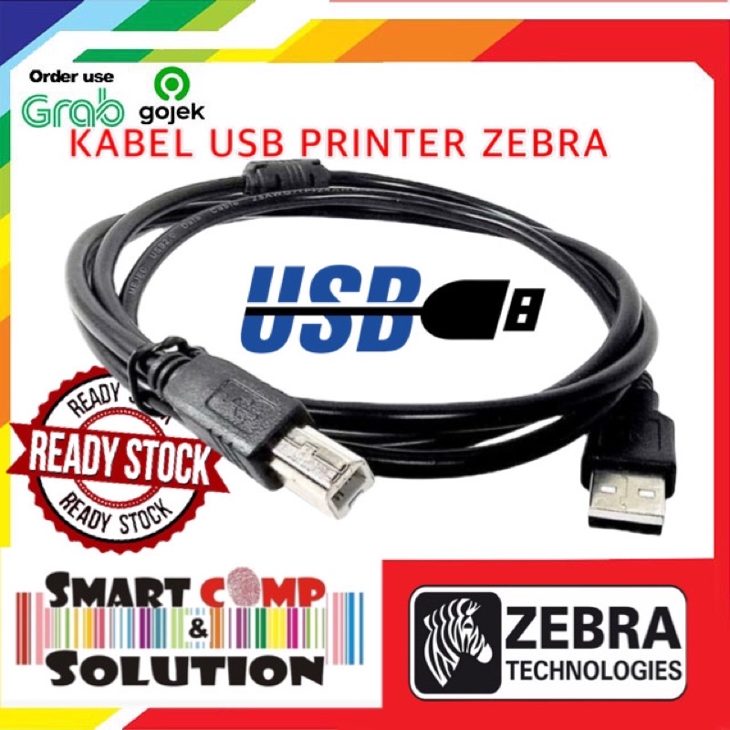 Kabel USB Printer buat printer Zebra GC420T GC-420T GC420