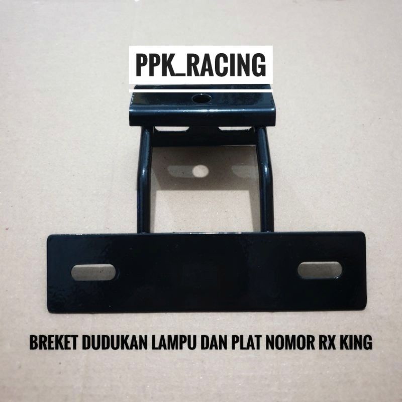 Breket Dudukan Plat Nomor Breket Lampu RX King New