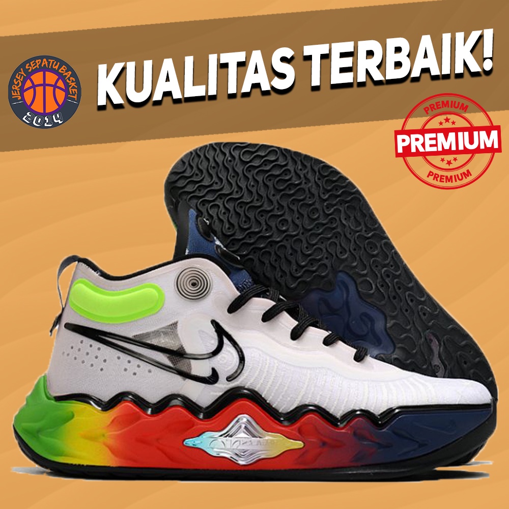 SEPATU BASKET SNEAKERS NIKE AIR ZOOM GT RUN OLYMPIC MULTICOLOR WHITE PRIA WANITA IMPORT TERMURAH OLA