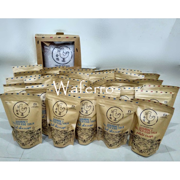 

#HANDCARRY The Golden Duck Salted Egg Fish Skin 125gram - UFOHCR2041