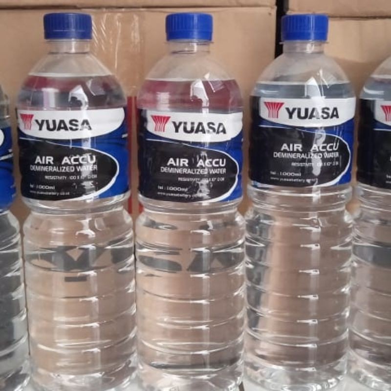 Jual Air Accu Yuasa 1 Liter Original Biru Shopee Indonesia 0153