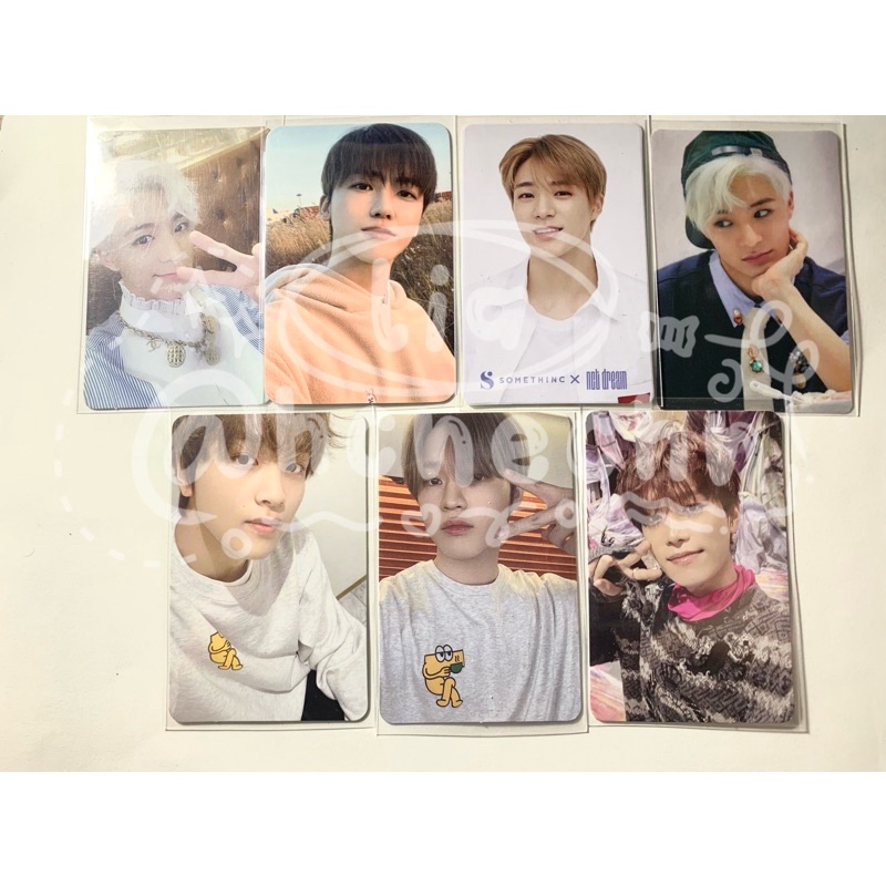 JENO we young, Jeno sticker we young, Jaemin FCMM, Haechan Cafe, Taeyong AR, Chenle Cafe