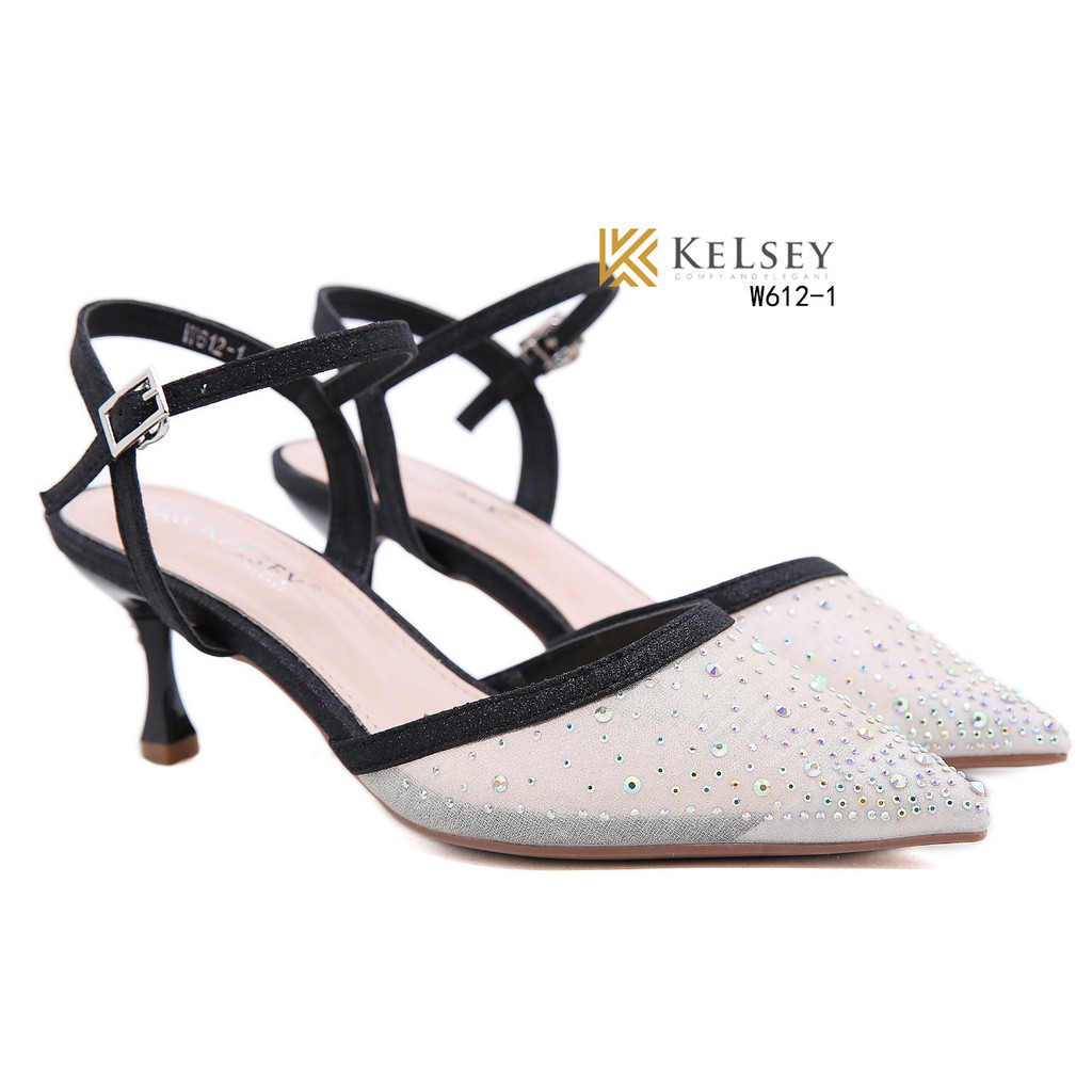 RESTOCK KELSEY SEQUIN GLITTER W612-1 Hells.7.cm Ada Sertifikat Merek Kelsey di Jamin