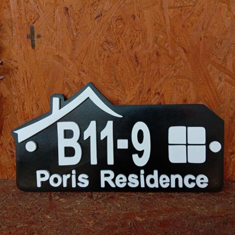 Nomor Rumah Custom NR2 Nomor rumah shabby