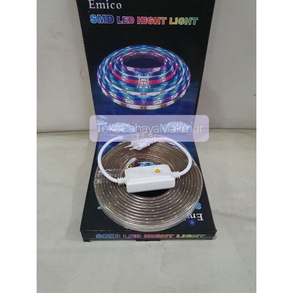 Lampu Led Hias Selang Stripled Outdoor Indoor 10M 10Meter SMD Warna Warni RGB