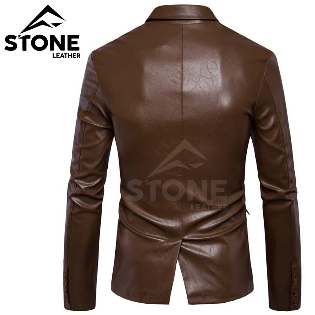 JAKET FORMAL PRIA BLAZER KULIT SINTETIS