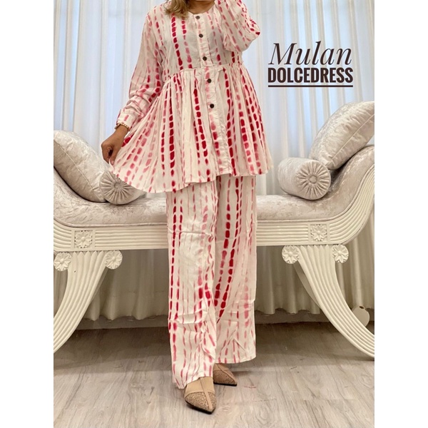 Daster Arab DOLCE MULAN Baju Setelan Kulot Rayon