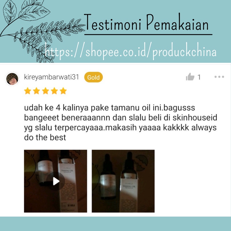 Serum Bopeng Wajah Penghilang Bekas Jerawat Flex Hitam Bintik Hitam  Bruntusan Stretch Mark TAMANU OIL 5ml Falabell BPOM Oil