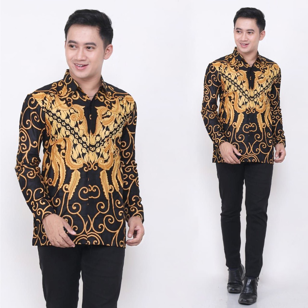 Outer Batik panjang resleting depan alika standar dan jumbo