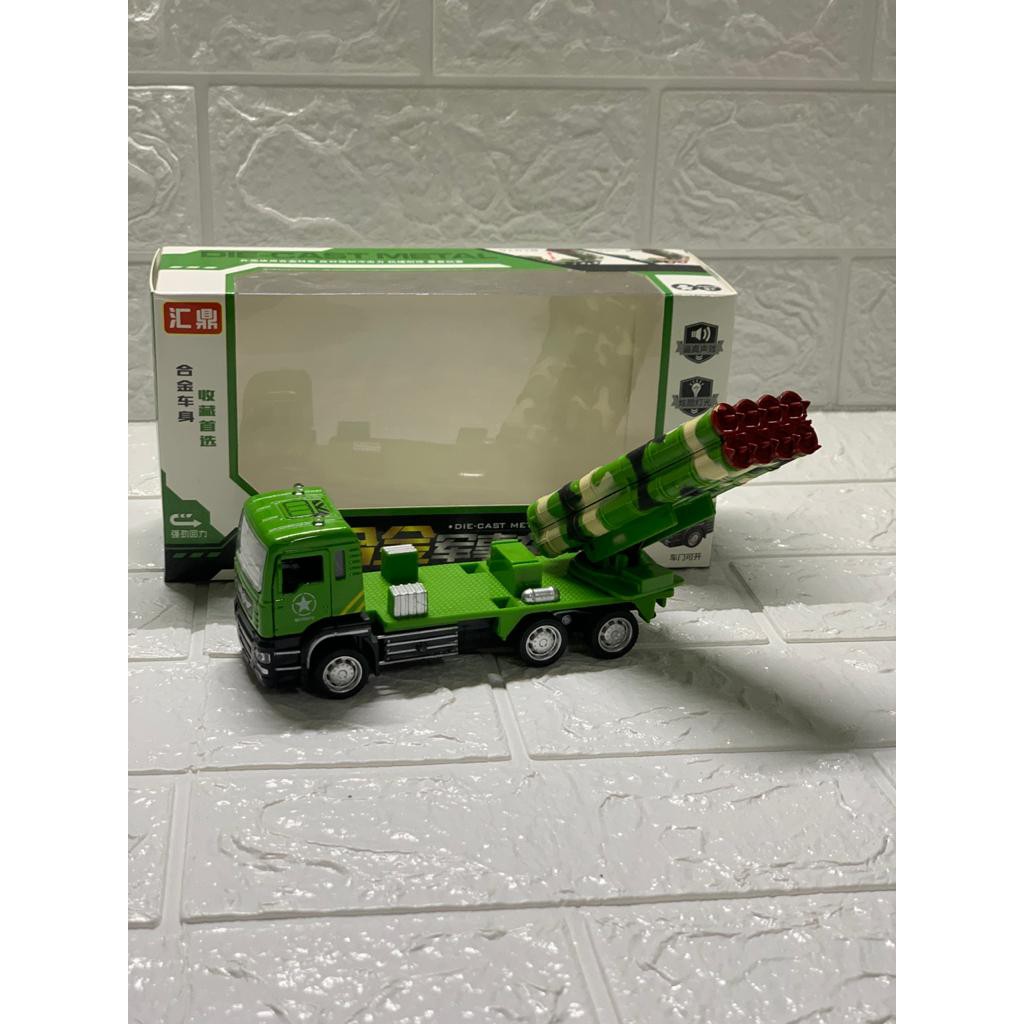 MAINAN MOBIL RUDAL ROCKET MILITER LAMPU LED &amp; MUSIK