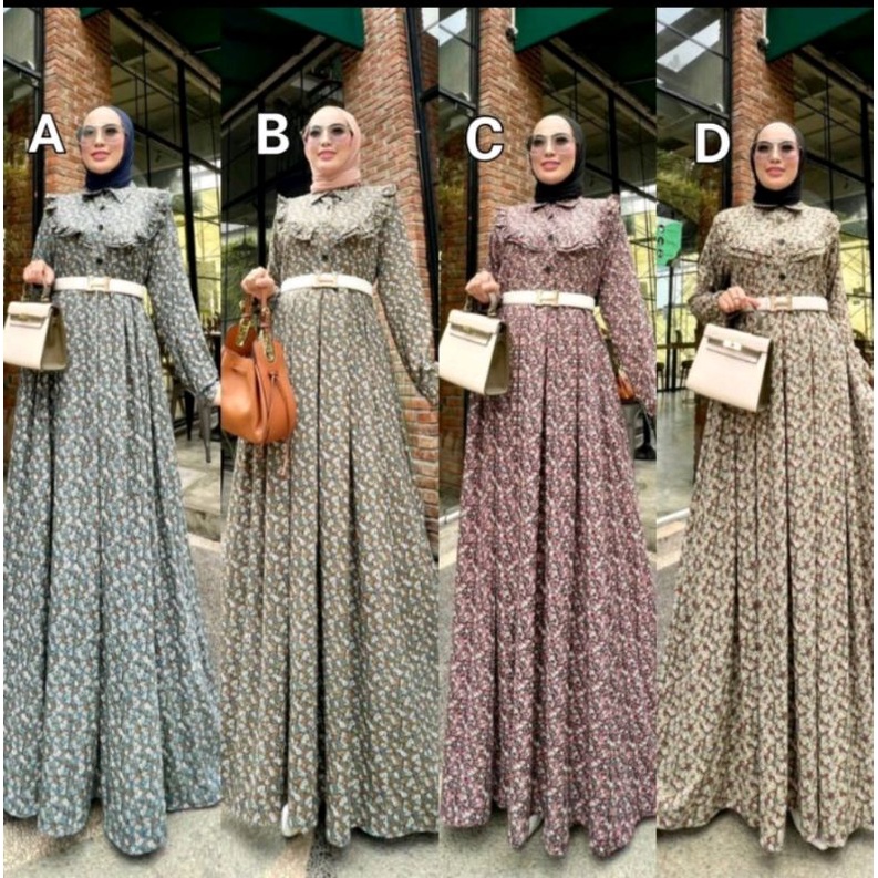 dress slavina // gamis dress // gamis terbaru