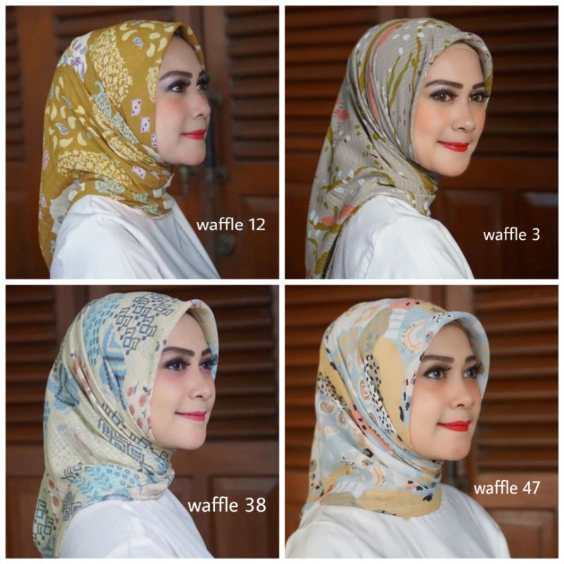 Hijab murah/ hijab segiempat /hijab motif /dobby