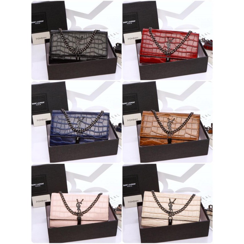 Tas YSL Letaher Croco 561 Quality Semi Original Include Box