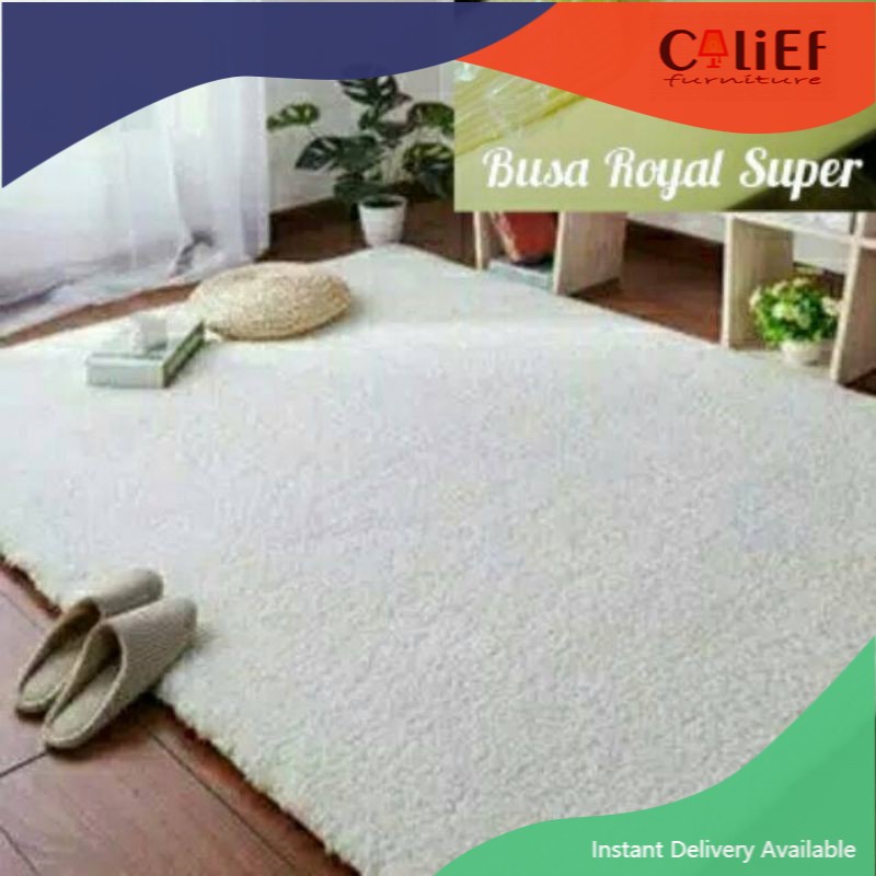 Karpet Bulu Empuk Murah  Ukuran Besar 150x200x3,5 Karpet Lantai Kamar Tidur Lembut Ambal Tikar Empuk