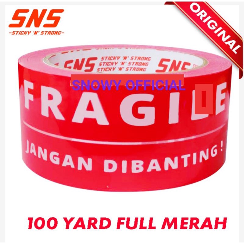 

LAKBAN FRAGILE/JANGAN DIBANTING SNS 2 IN 100 YARD