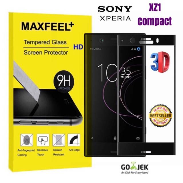 MAXFEEL TEMPEREDGLASS 3D SONY EXPERIA XZ1 COMPACT XZ1 COMPACT PREMIUM