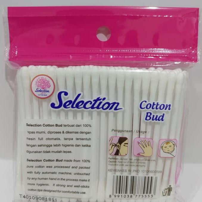 Cotton Bud Selection Isi 100pcs Minimal Beli 3pcs