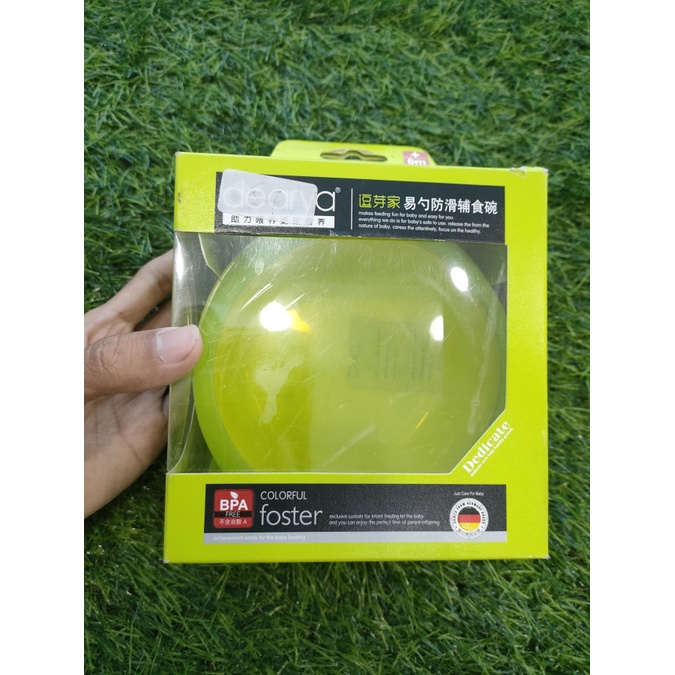 Dearya foster / Mangkok Bayi tutup / Alat Makan Bayi / mangkok tutup