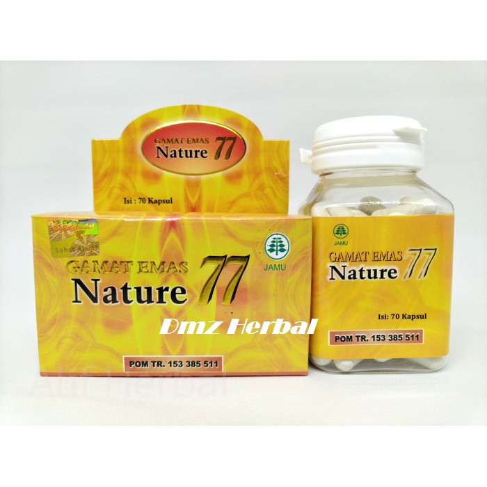 Kapsul Gamat Emas Nature 77 Nature 77 Gamat Emas Gamaxs Gold Gamat Gold Indonesia