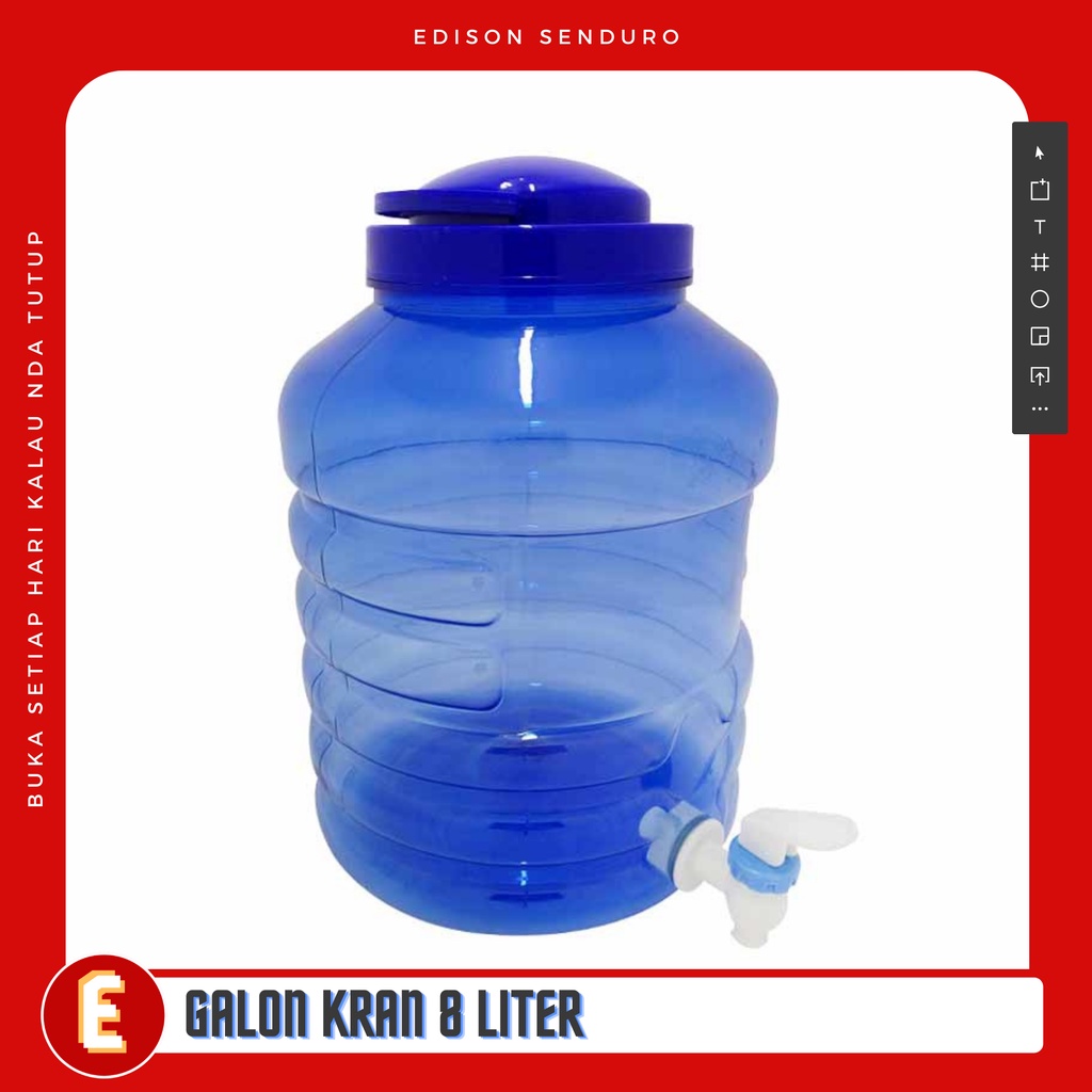 Jual Galon Kran Air Minum Liter Barrel Shopee Indonesia