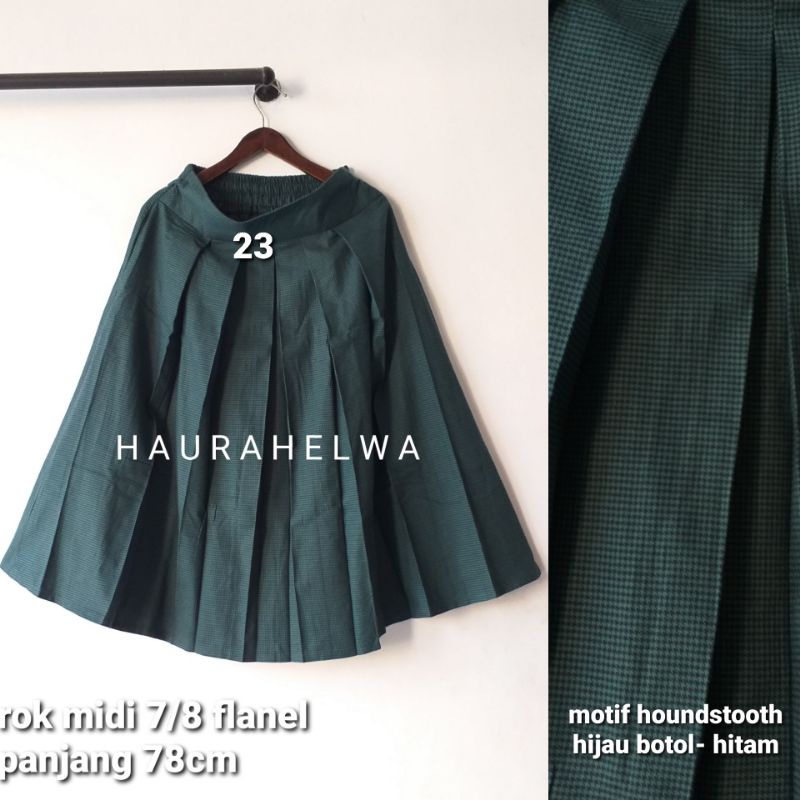 ROK FLANEL IMPORT MIDI 7/8 TARTAN HAURAHELWA-23