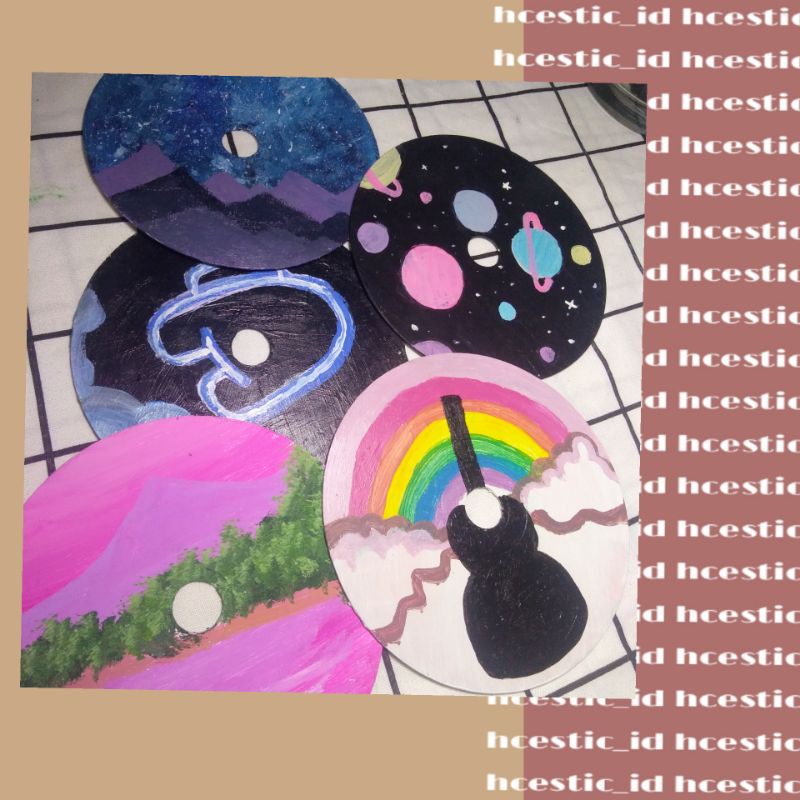 

CD PAINTING CUSTUM (sudah dilengkapi lem sebagai perekat)