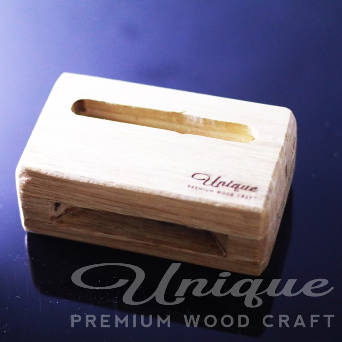 UNIQUE Wooden Stand Amplifier / Dudukan Holder Kayu Speaker Hp