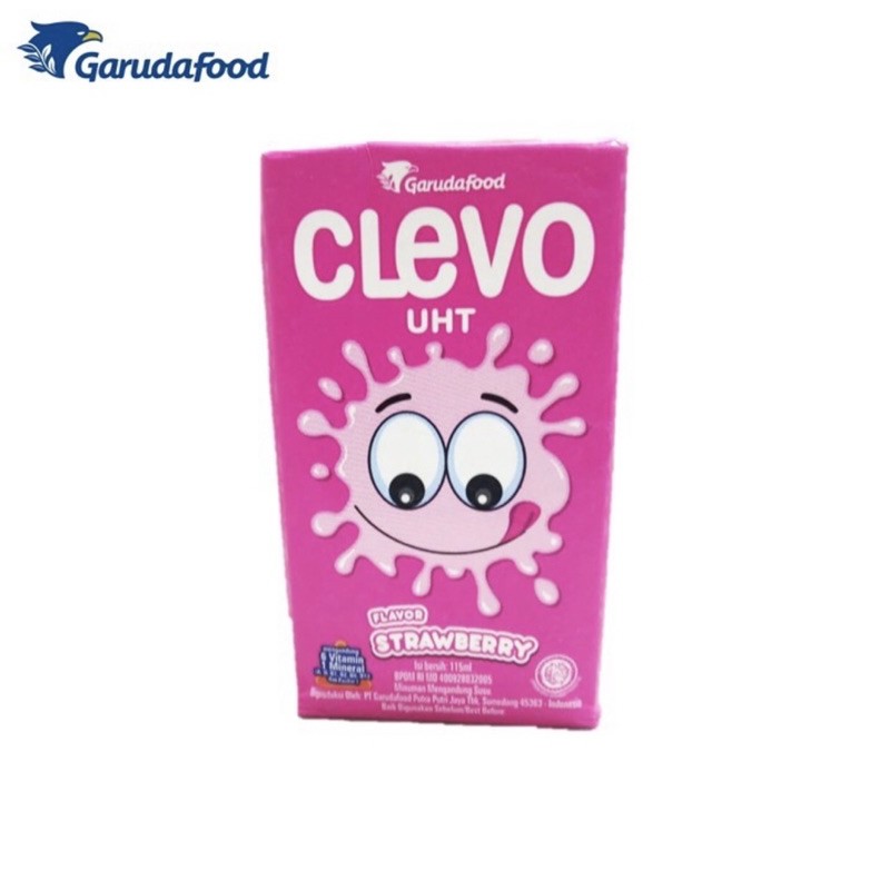 

Clevo Susu UHT Rasa Stroberi 115 ml