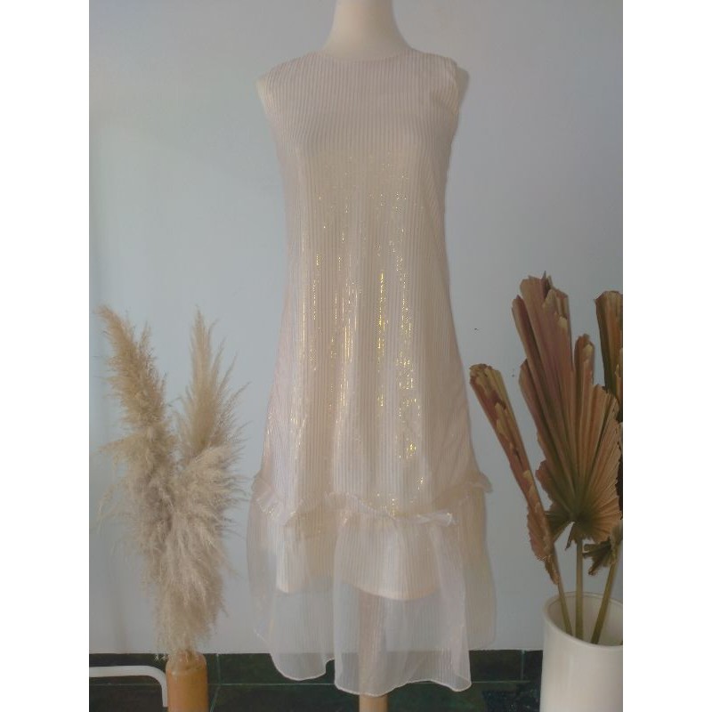 gaun pesta wanita Korea UK size L