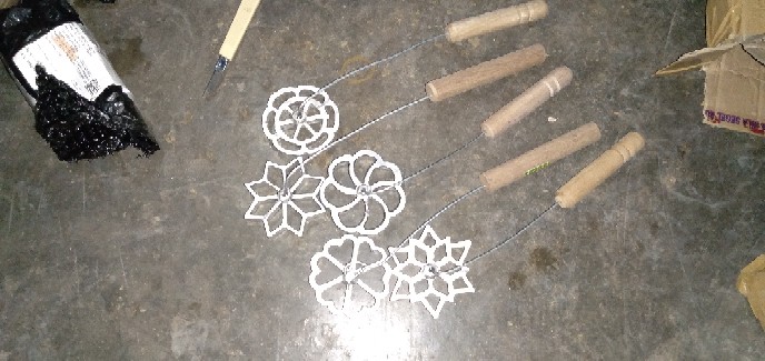 Cetakan Kue Kembang Goyang Bintang Susun