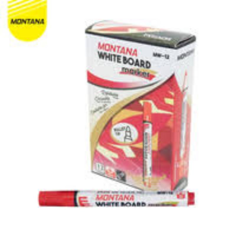 

Spidol Whiteboard Montana Merah