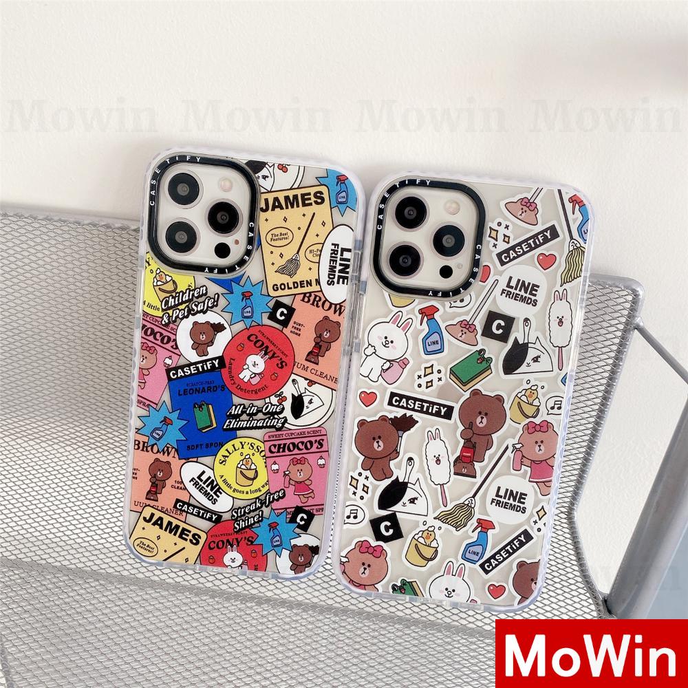 Mowin - Casing Silikon Iphone 11 7 8 Plus Se2020 Mini Xr 12 Xs 8 7plus Pro 11 8plus Max Motif Kartun