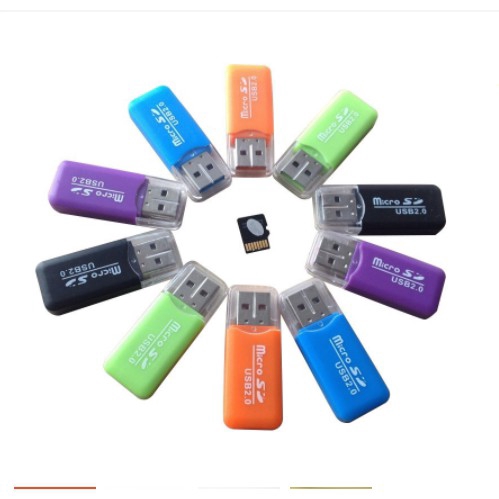 High-speed color TF card SD card reader USB memory card