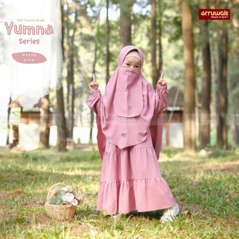 Arruwais Gamis syari Anak yumna series