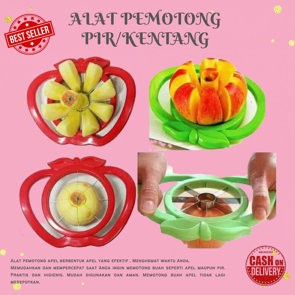 BIG SALE!! APPLE SLICER / APPLE CUTTER / ALAT POTONG APEL PRAKTIS SERBAGUNA