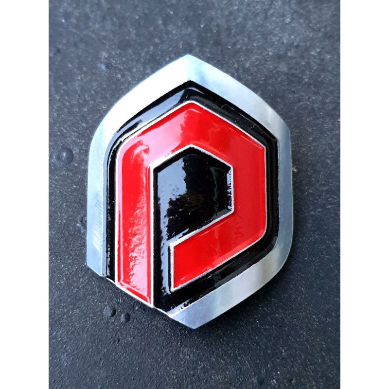 Head tube Badge / Head badge POLYGON - Emblem Sepeda POLYGON BARU  non cutting
