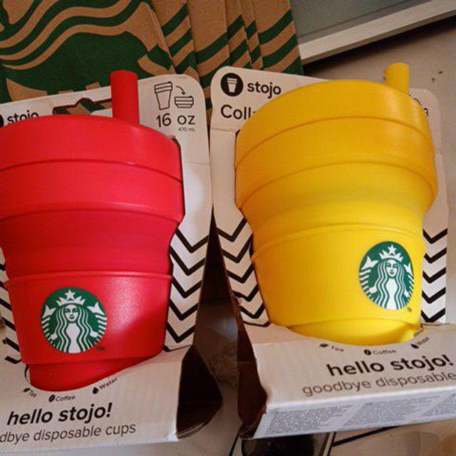 Starbucks X Stojo Collapsible Cup Best Seller