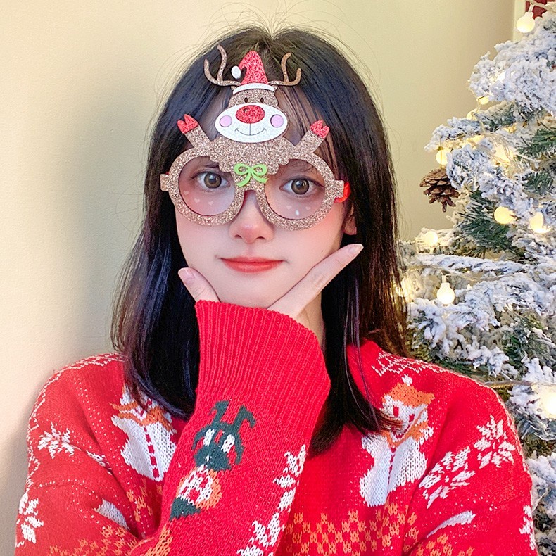 Kacamata Natal Christmas Costume Santa Konstum Kado Souvenir Natal