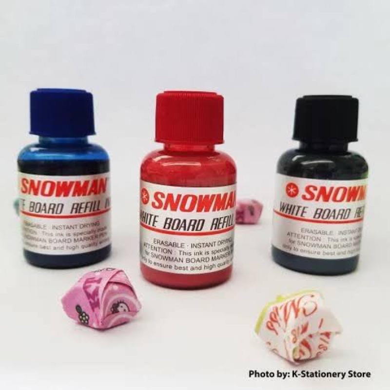 

Tinta Whiteboard Snowman Biru - Merah