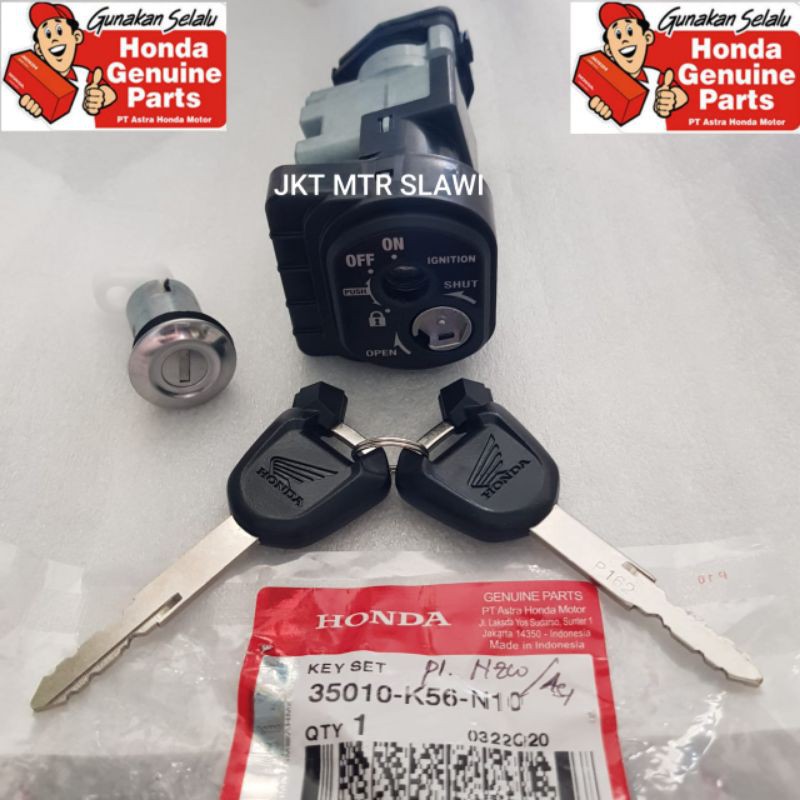 kunci kontak assy keyset gtr supra 150 gtr ori Honda