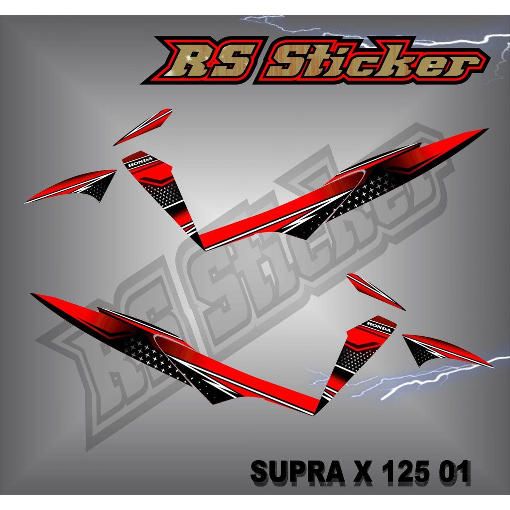 STRIPING VARIASI SUPRA X 125 - SUPRA X 125