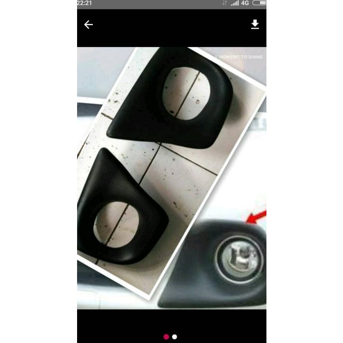 cover foglamp allnew xenia 2012