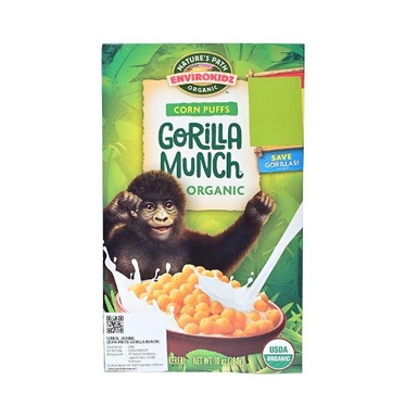 

Natures Path Envirokidz Corn Puffs Gorilla Munch Organic 284g