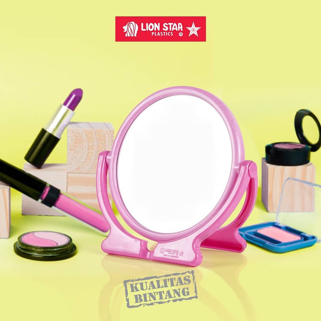 Cermin Meja/ Cermin Dinding/ Cermin Lipat LION STAR Beauty Mirror 214 MI-4 Kaca MAKE UP Murah
